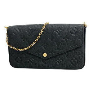 Louis Vuitton Empreinte Pochette Felicie Shoulder Bag Wallet Noir Black
